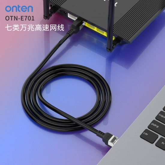 Onten UTP Cat6 Ethernet Cable 5m Black E601