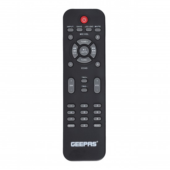 Geepas 2.1 Home Theatre - Spkr/Usb/Sd/Fm/Rmt/Bt, Bluetooth, Digital LED Display, Remote Control