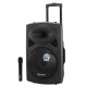 Geepas 12 Inch Trolley Bluetooth Speaker | USB & Auxiliary Inputs