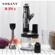 SOKANY (50118) 8-in-1 Stainless Steel Electric Hand Mixer Meat Grinder Blender 700W