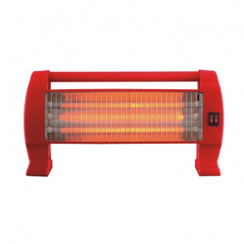 Luxel Electrical quartz Heater with 3 Heating Element (LX-2820) - Red