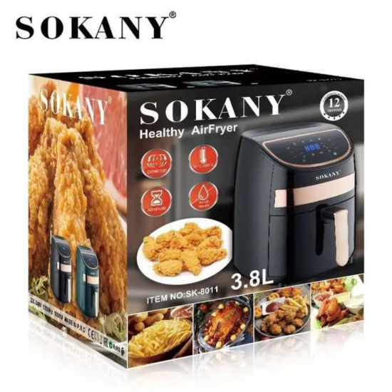 SOKANY HEALTHY AIRFRYER 3.8LTR SK-8011