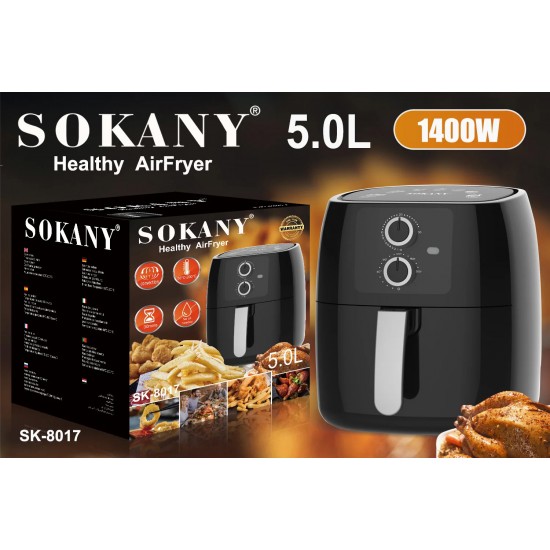 SOKANY HEALTHY AIRFRYER 5LTR SK-8017