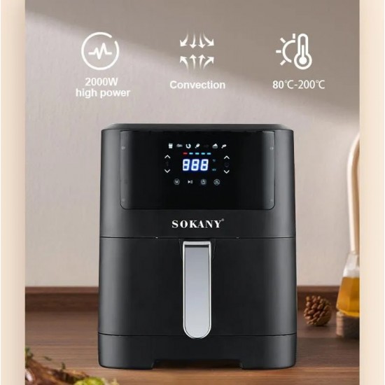 SOKANY HEALTHY AIRFRYER 8LTR SK-ZG-8043