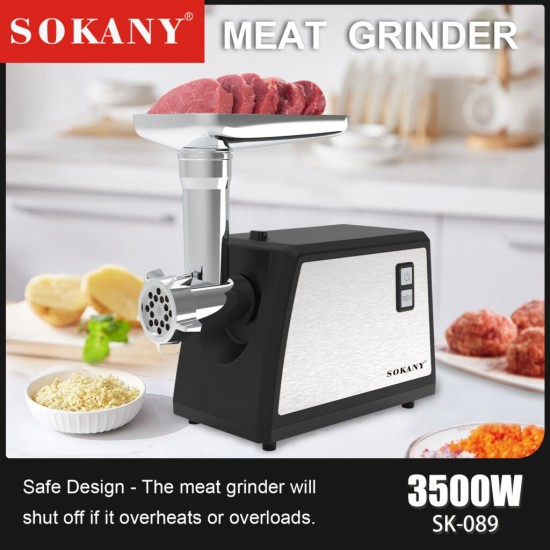 SOKANY MEAT GRINDER 3500W SK-089